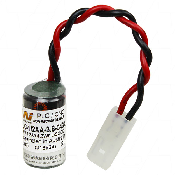 MI Battery Experts PLC-1/2AA-3.6-043A